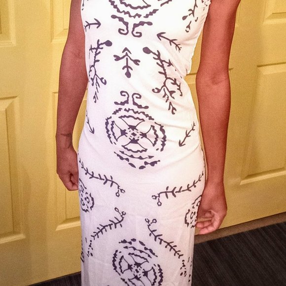 chic and one of a kind HANYAGEDIAO JAPAN brand maxi sleeveless dress *w/tag - Picture 3 of 7